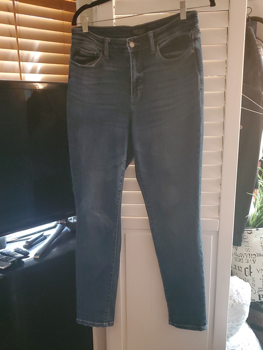 Judy Blue Faded Dark Blue Skinny Jeans